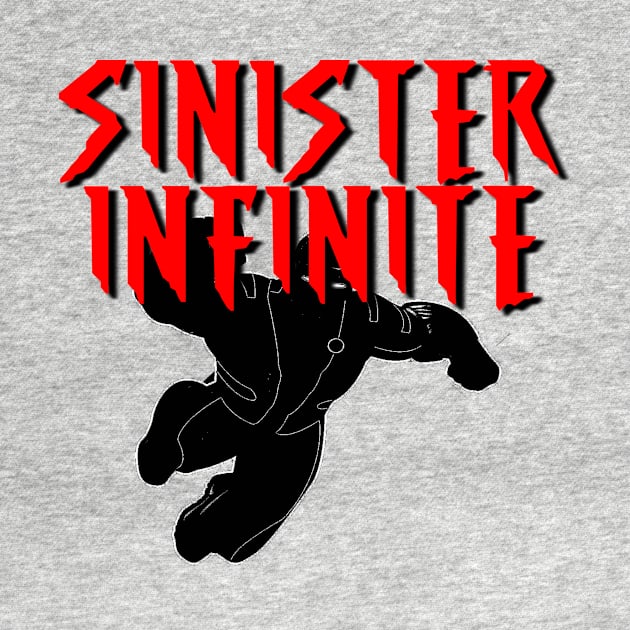 SINISTER INFINITE Male (Black Silhouette) by Zombie Squad Clothing